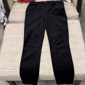 Paige Jeans Black Overdye Pants Sz 27